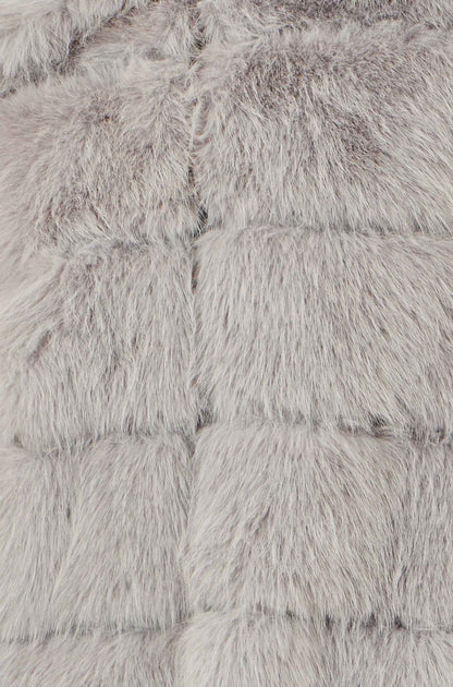 Yumi Grey Luxe Faur Fur Coat
