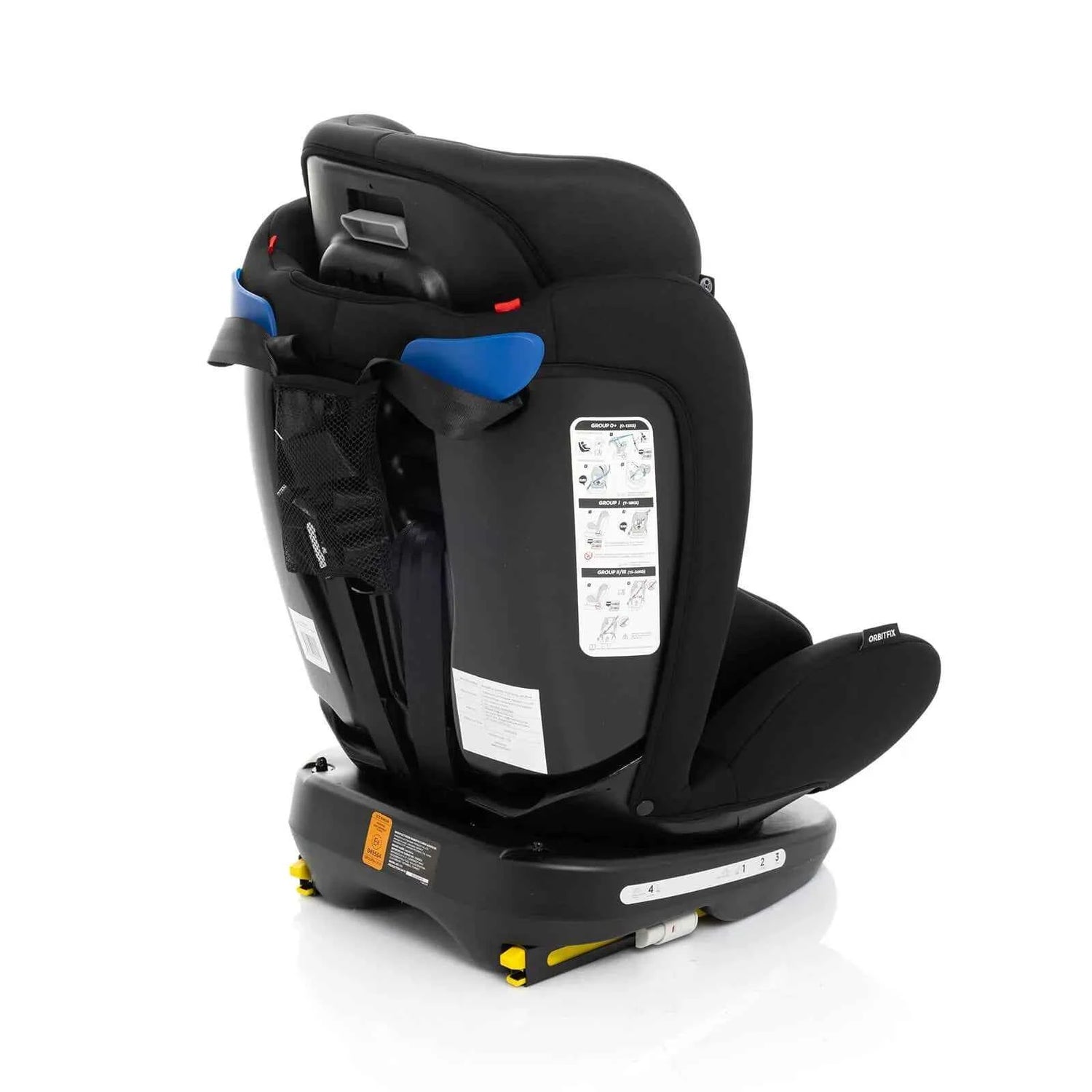 baby plus Orbitfix Group 0+/1/2/3 (Birth to 12 Years) Car Seat - Black