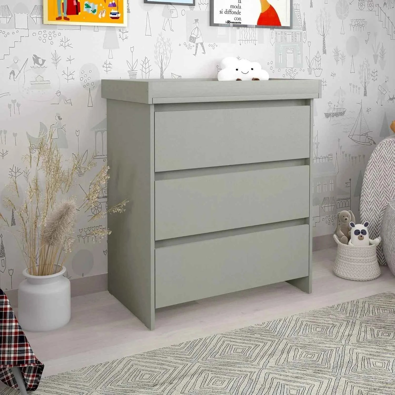 Shefa Kids 880 Baby Changing Unit - Grey