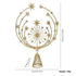 Eight Awn Star Champagne Christmas Decoration Ornaments