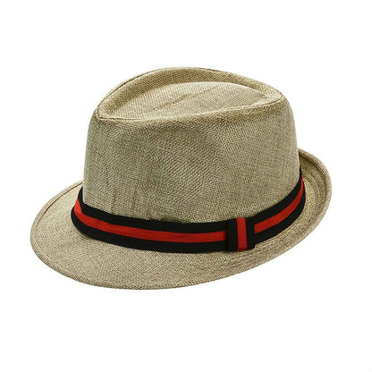 Vintage Trilby Gangster Straw Hats