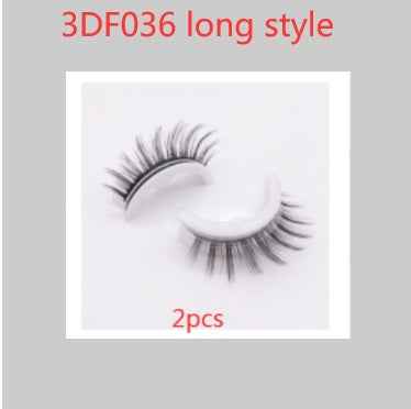 Reusable 3D Mink Lashes Natural False Eyelashes Self Adhesive Fake Glue Free Makeup Eyelash Extension Silk