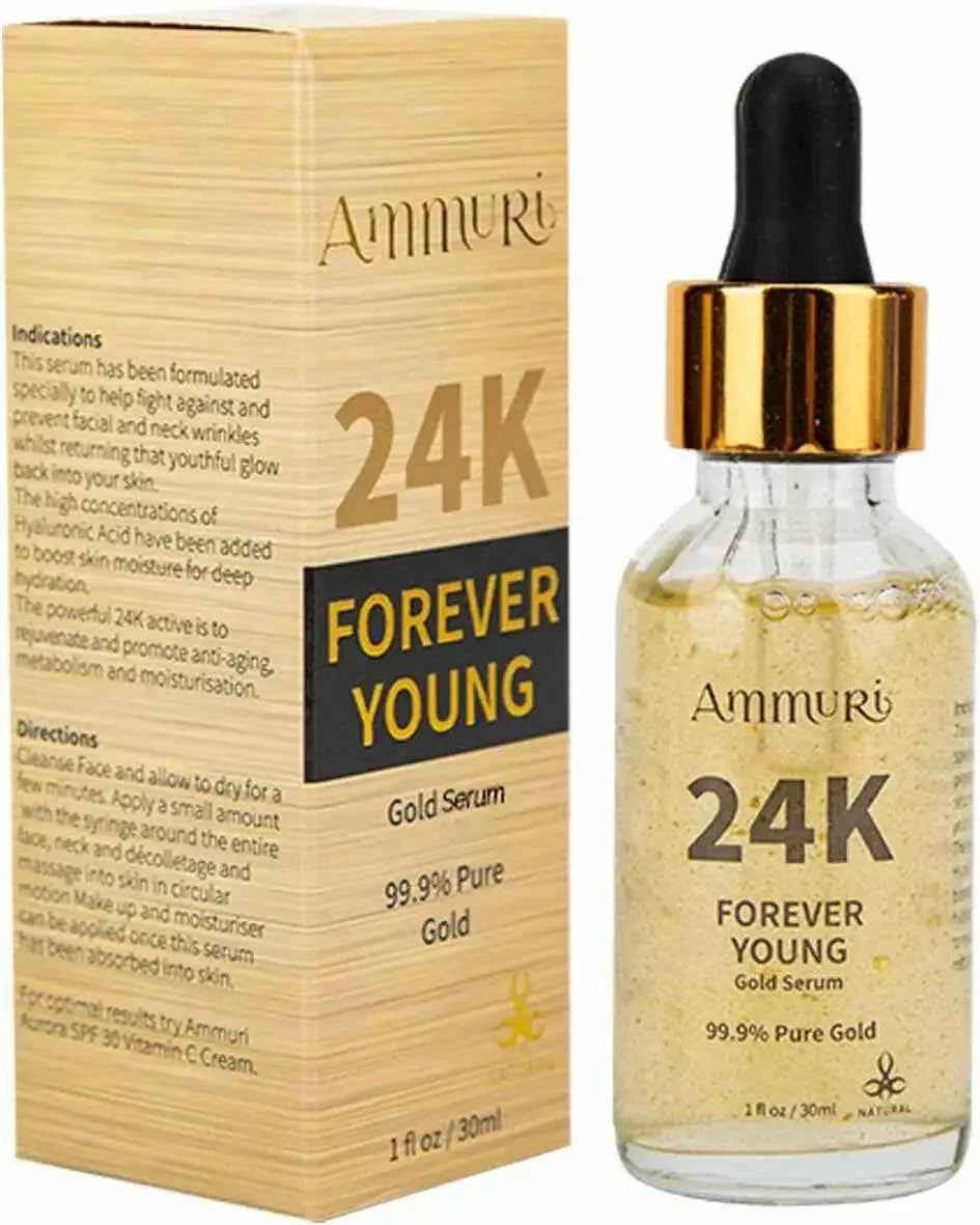Ammuri 24K Gold Face Serum – Radiance & Anti-Aging Boost