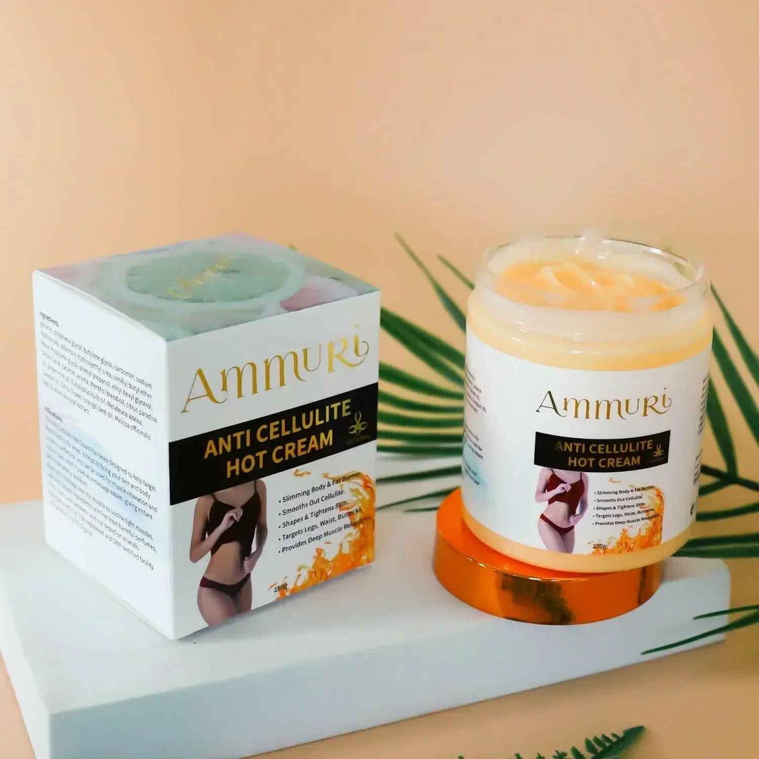 Ammuri Toning &amp; Firming Body Cream – Targets Appearance of Cellulite &amp; Stretch Marks (250g)