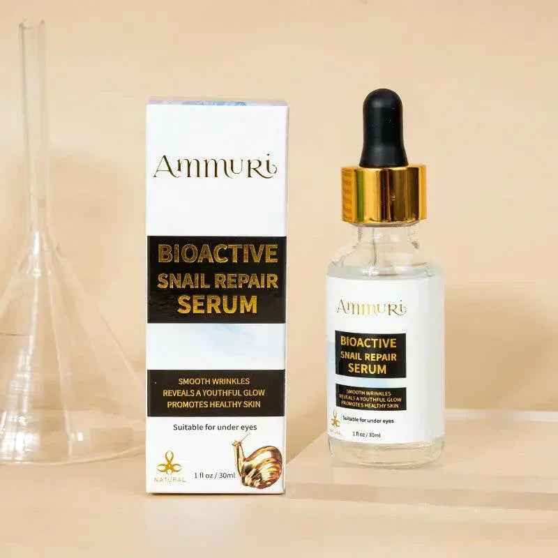 Ammuri Bioactive Snail Repair Serum | Anti-Aging Hydration with 87% Organic Ingredients – 30ml