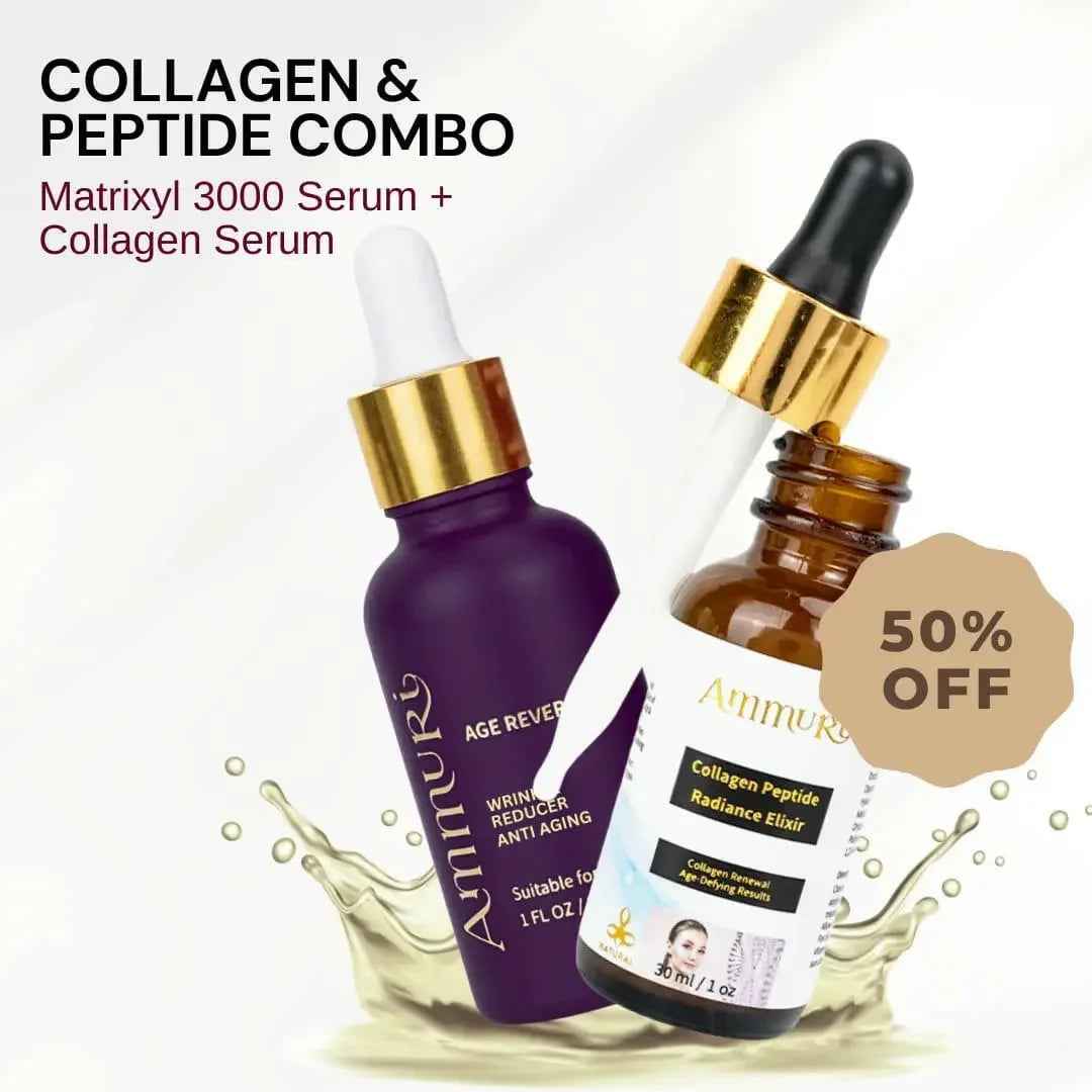 Ammuri Beauty Collagen Peptide Skincare Elixir Set