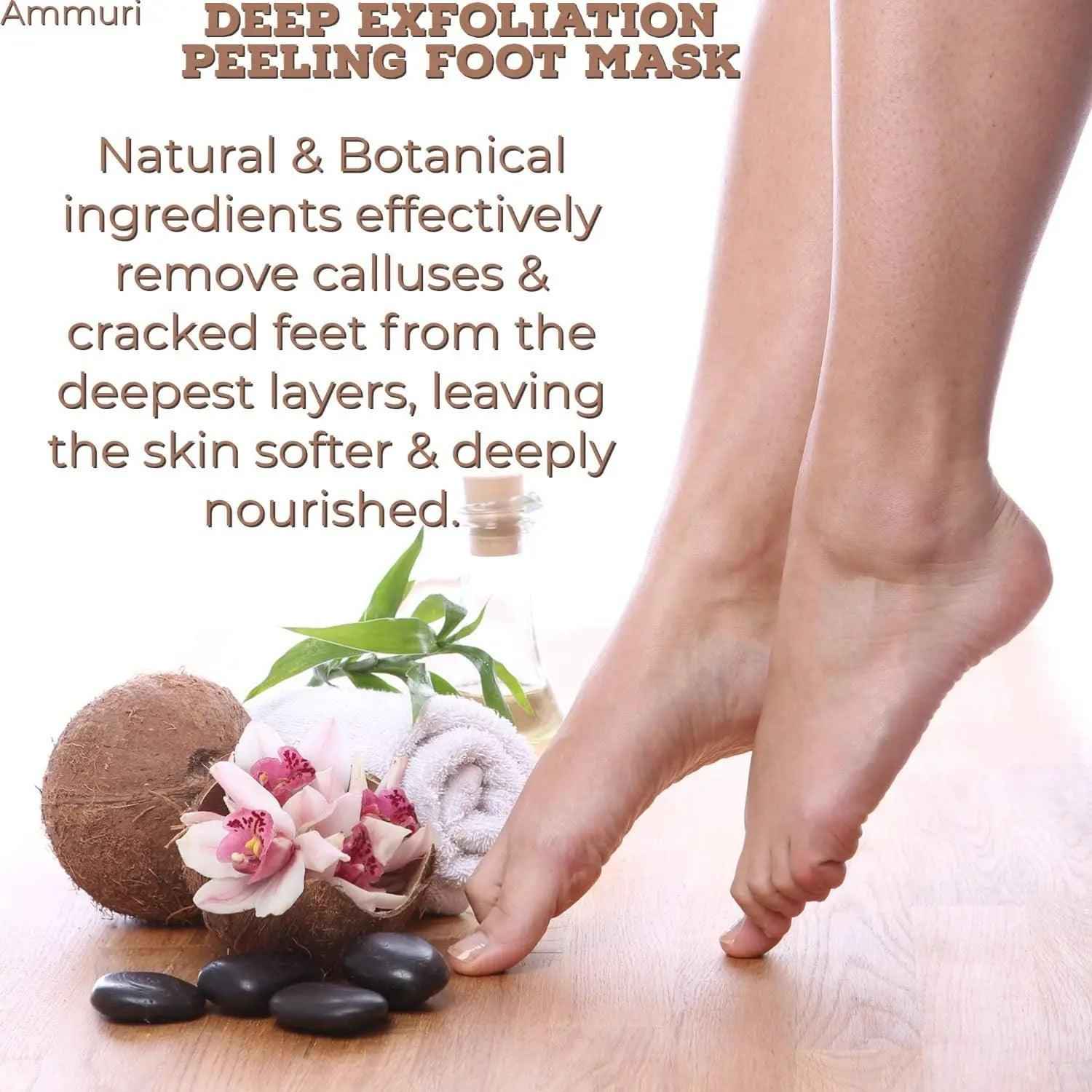 Ammuri Deep Exfoliating Foot Mask for Soft Feet