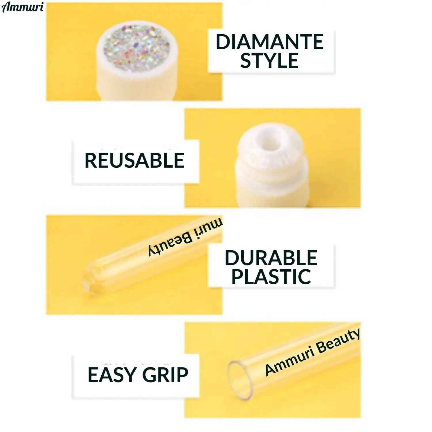 Ammuri Skincare Disposable Mascara Brushes &amp; Brow Wands