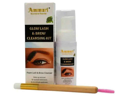 Ammuri Lash &amp; Brow Cleansing Kit: Eyelash Extension Shampoo Kit