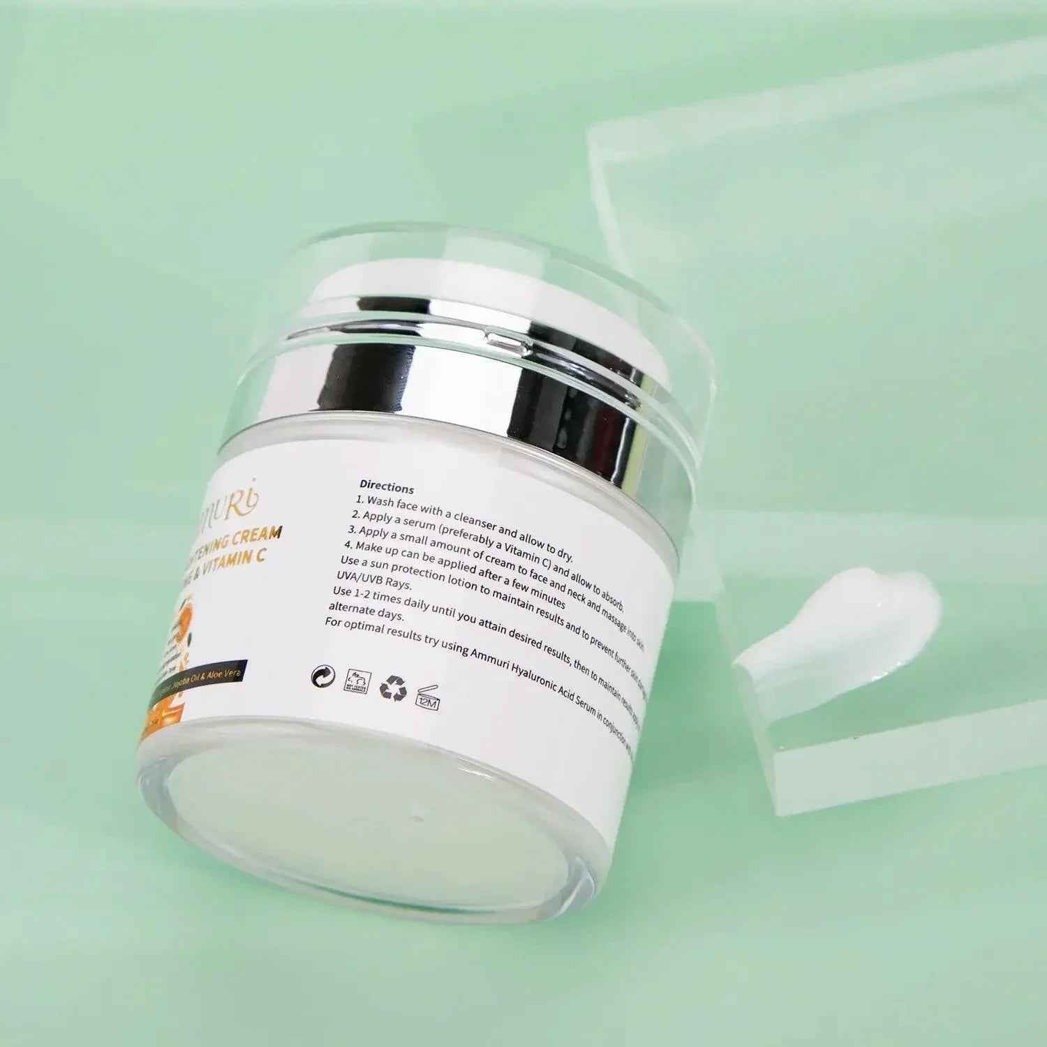 Ammuri Brightening Moisturiser Cream – For Face, Body &amp; Sensitive Areas (50g)