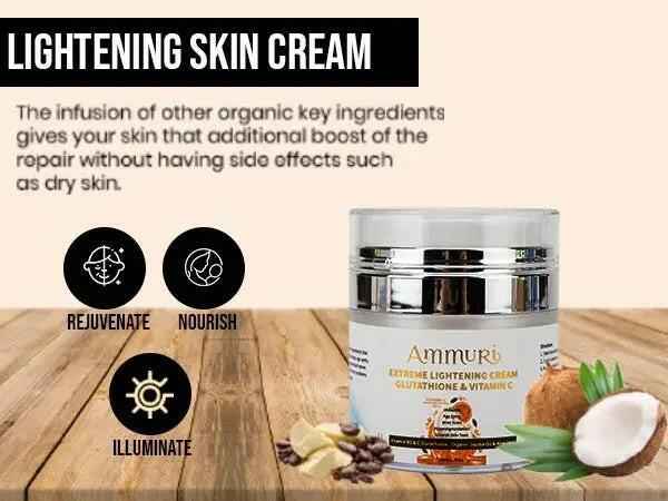 Ammuri Brightening Moisturiser Cream – For Face, Body &amp; Sensitive Areas (50g)