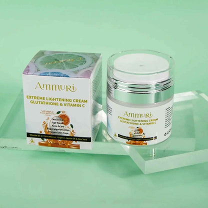 Ammuri Brightening Moisturiser Cream – For Face, Body &amp; Sensitive Areas (50g)