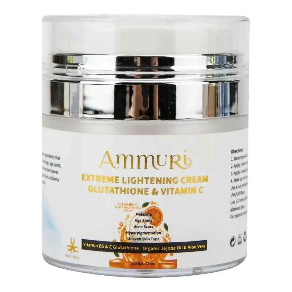 Ammuri Brightening Moisturiser Cream – For Face, Body &amp; Sensitive Areas (50g)