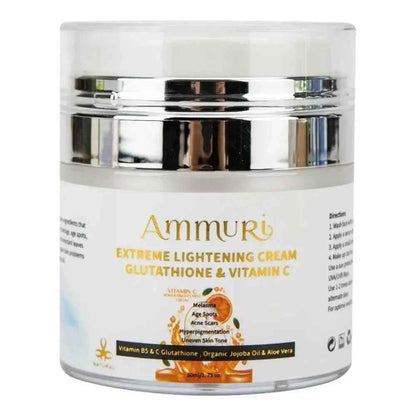 Ammuri Brightening Moisturiser Cream – For Face, Body &amp; Sensitive Areas (50g)