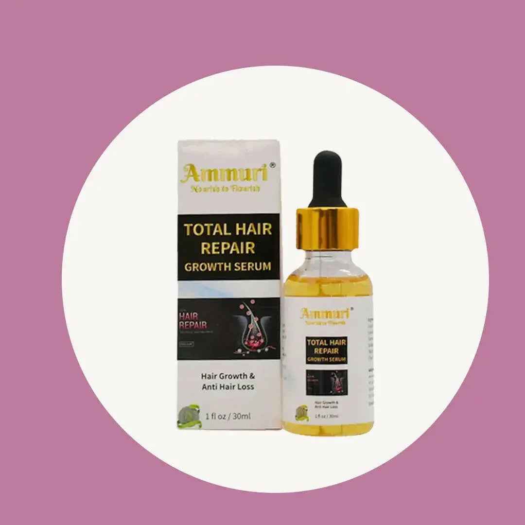 Ammuri Natural Hair Oil – Nourishing Scalp &amp; Hair Care for Thicker-Looking Hair (50ml)