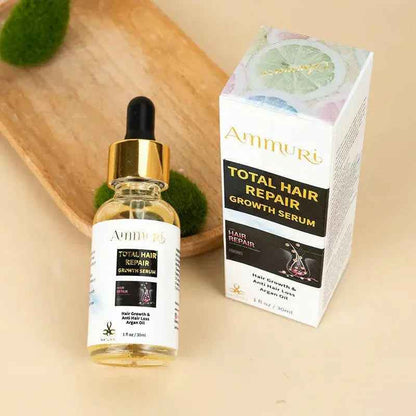Ammuri Natural Hair Oil – Nourishing Scalp &amp; Hair Care for Thicker-Looking Hair (50ml)