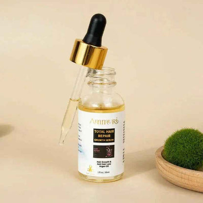 Ammuri Natural Hair Oil – Nourishing Scalp &amp; Hair Care for Thicker-Looking Hair (50ml)