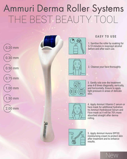 Ammuri Skincare High Grade Titanium Derma Roller System