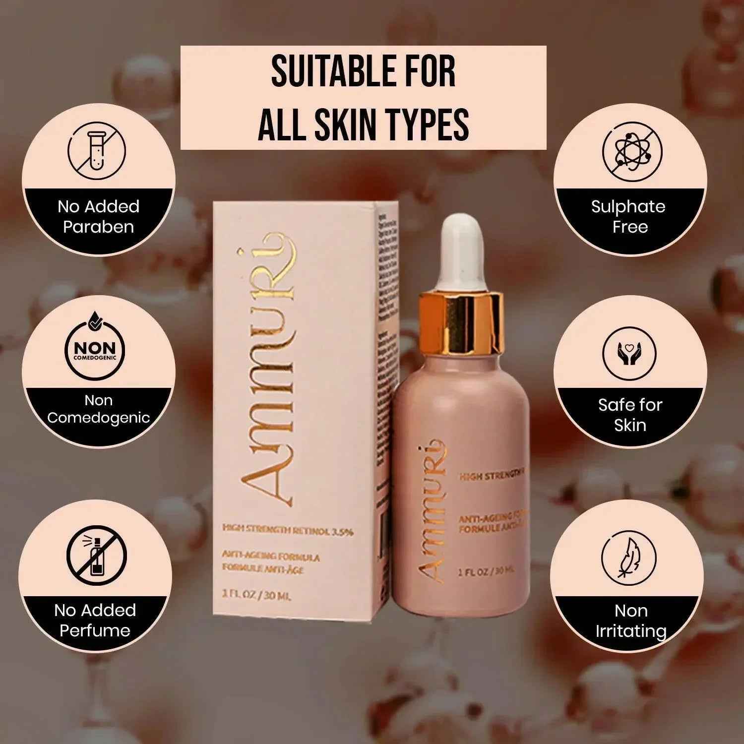 Ammuri Skincare High Strength Retinol Serum - Anti-Aging