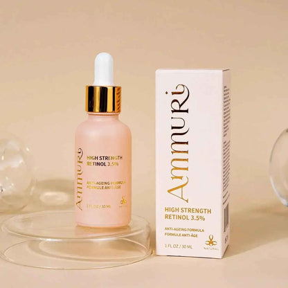 Ammuri Skincare Anti Aging Face Serum - High Volume Retinol 3.5%