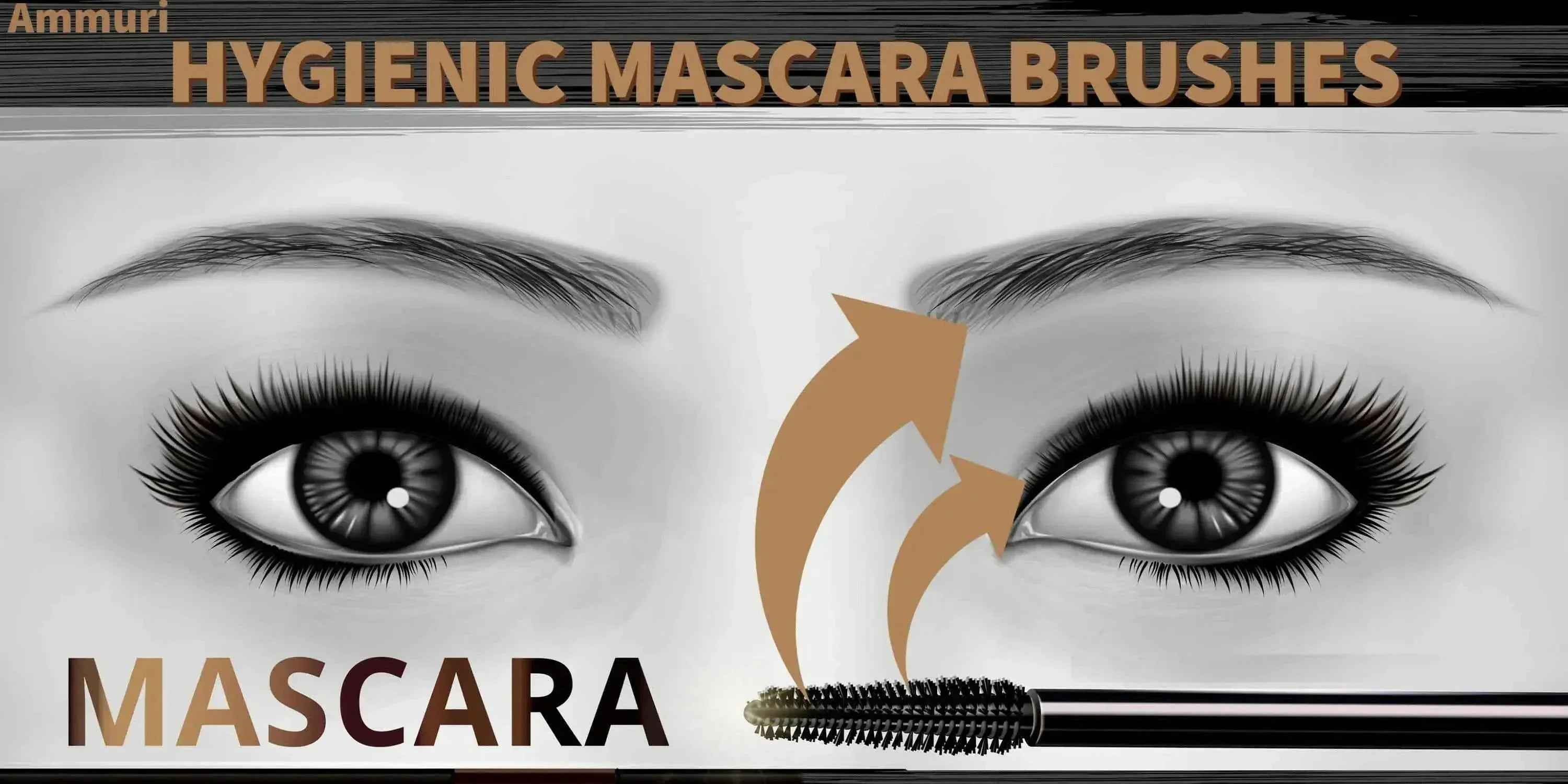Ammuri Skincare Hygienic Mascara Brushes &amp; Brow Wands