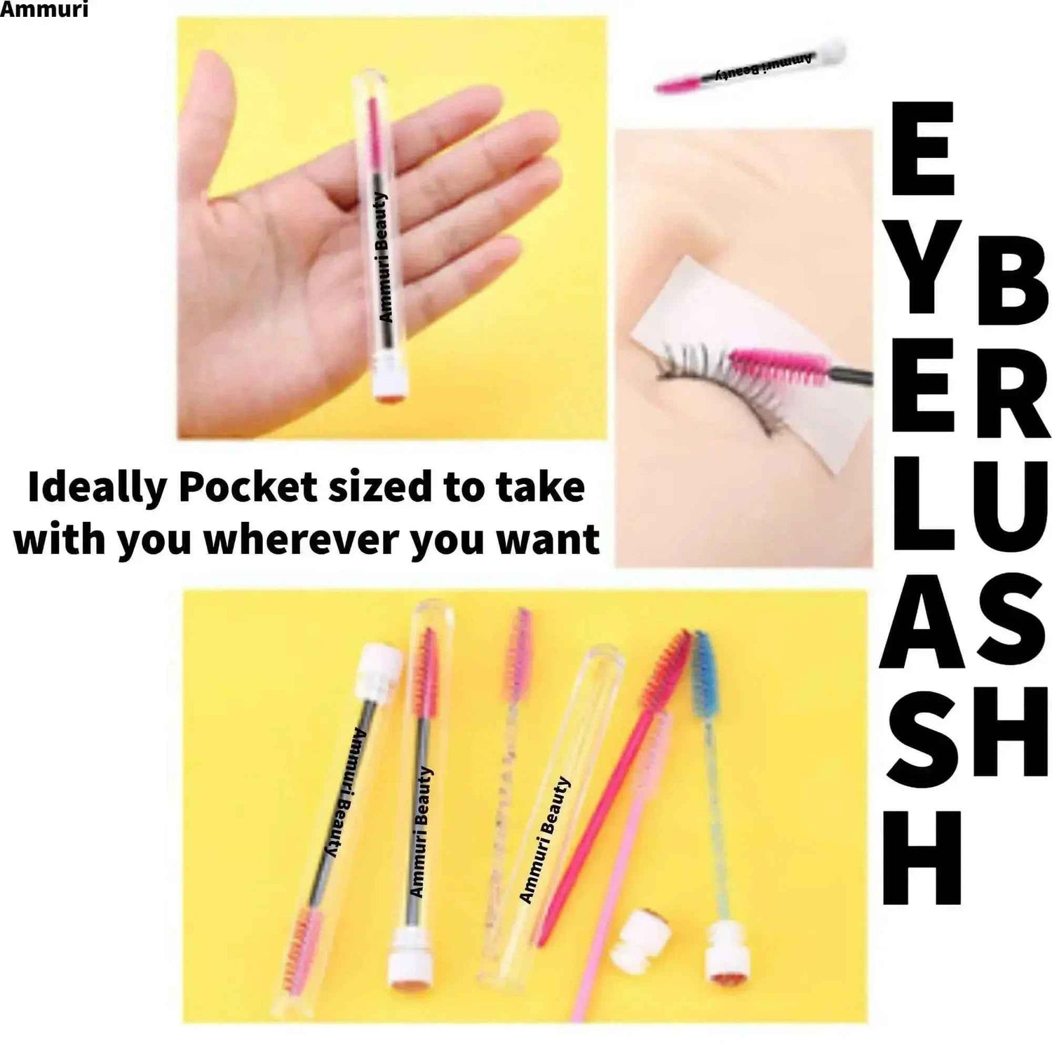 Ammuri Skincare Hygienic Mascara Brushes &amp; Brow Wands