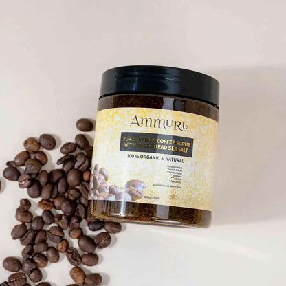 Ammuri Organic Coffee Scrub for Skin - Arabica Face Mask