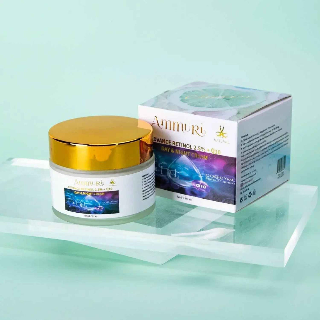 Ammuri Beauty Q10 Face Cream & Advance Retinol 2.5% Cream