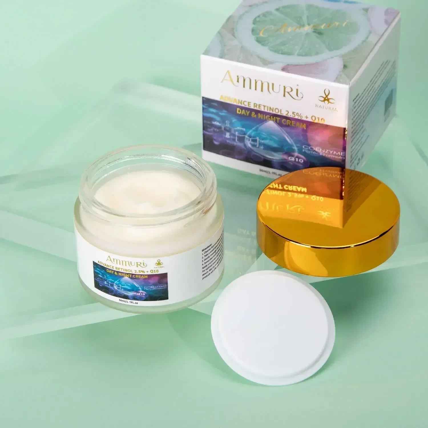 Ammuri Beauty Q10 Face Cream &amp; Advance Retinol 2.5% Cream