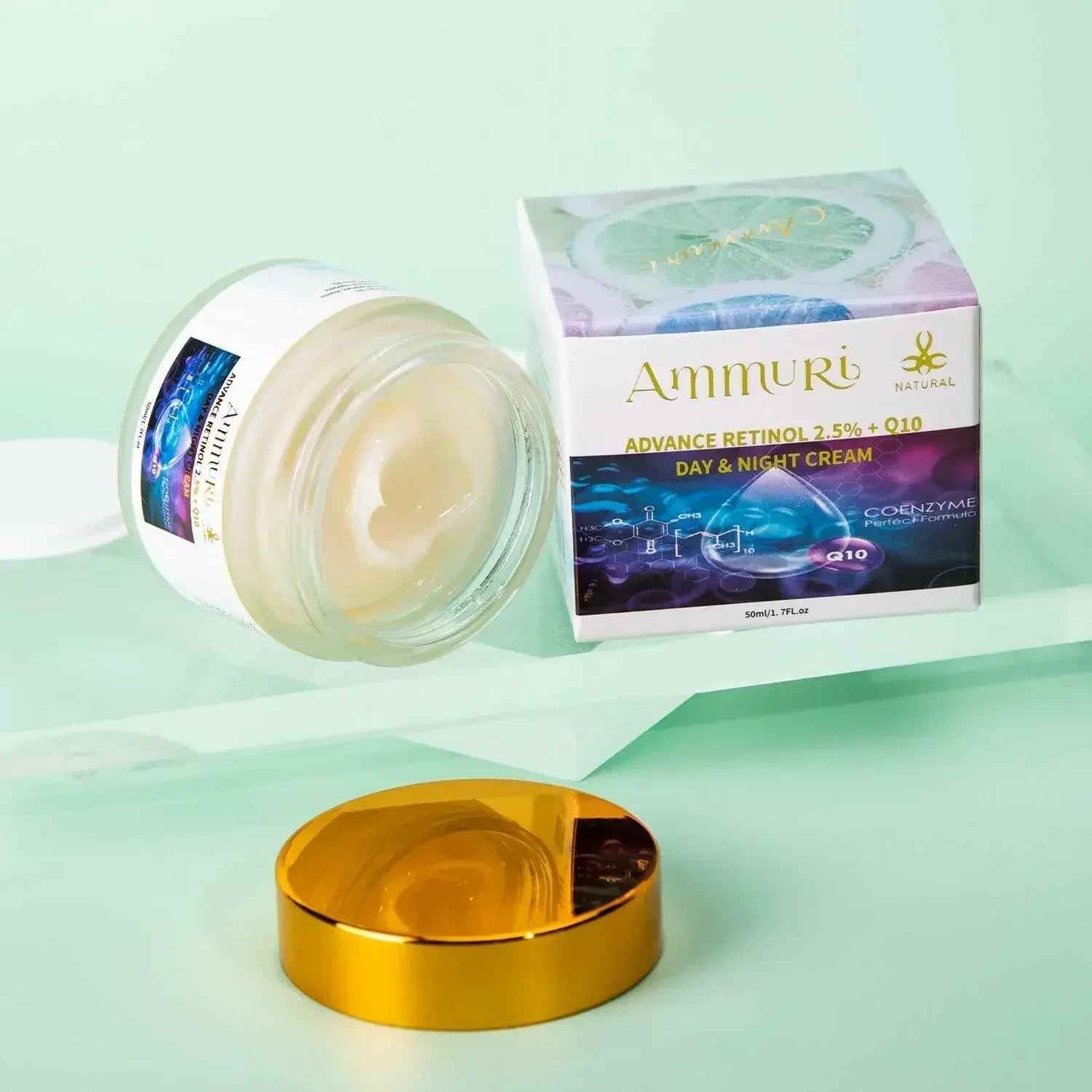 Ammuri Beauty Q10 Face Cream &amp; Advance Retinol 2.5% Cream