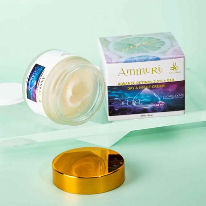 Ammuri Beauty Q10 Face Cream &amp; Advance Retinol 2.5% Cream