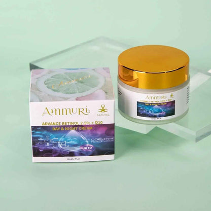 Ammuri Beauty Q10 Face Cream &amp; Advance Retinol 2.5% Cream