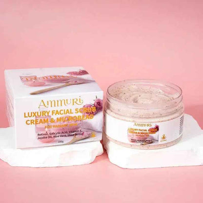 Ammuri Skincare Retinol Facial Scrub - Exfoliating Cream