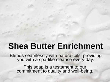 Ammuri Shea Butter Luxury Bar Soap - Soften Soothe Pamper Skin Daily 250g