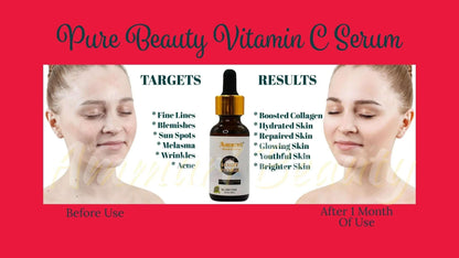 Ammuri Vitamin C Serum - Powerful Anti-Aging Brightening Face Treatment 30ml