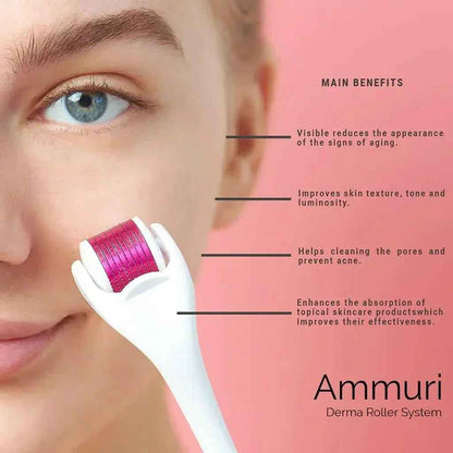 Ammuri Skincare Titanium Derma Roller System