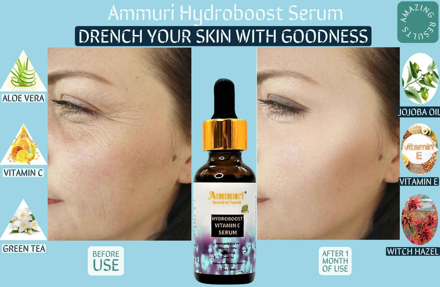 Ammuri Vitamin C Hydroboost Serum for Radiant Skin