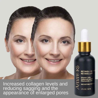 Ammuri Radiant Skin Serum Set - Retinol &amp; SPF 50 Vitamin C Anti-Aging Duo