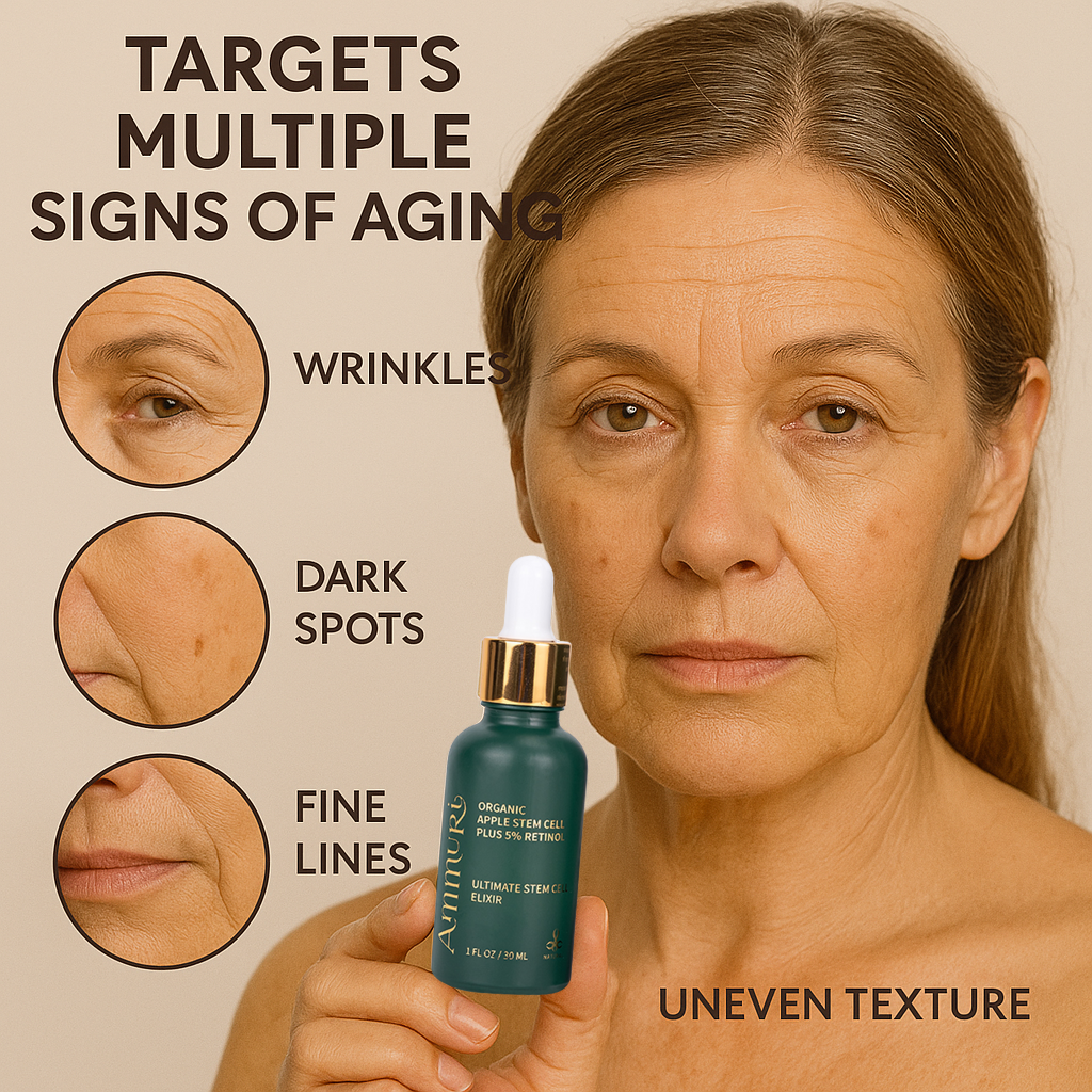 Ammuri Advanced Plant Stem Cell Retinol 5% – Youthful Glow, Firming Face Serum