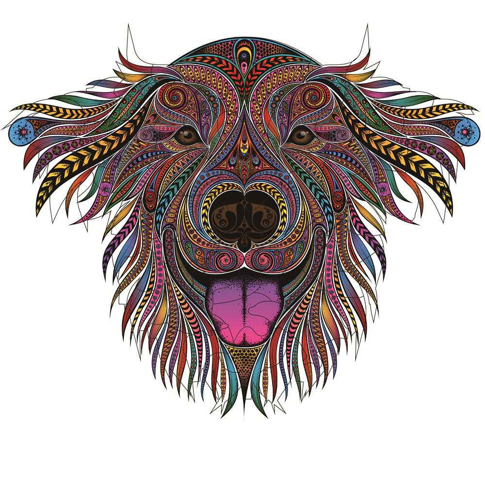 Each Piece Is Animal Shaped Christmas Gift Colorful Elephant Turtle Wooden Jigsaw Puzzles