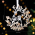 Christmas Decorations Sequined Acrylic Pendant