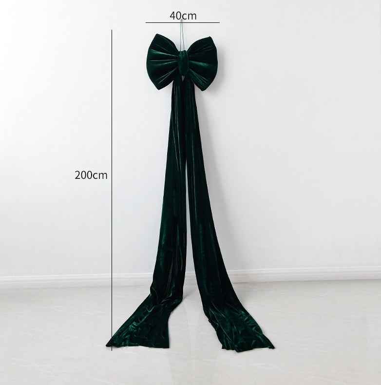 Christmas Decoration Velvet Large Bow Decoration