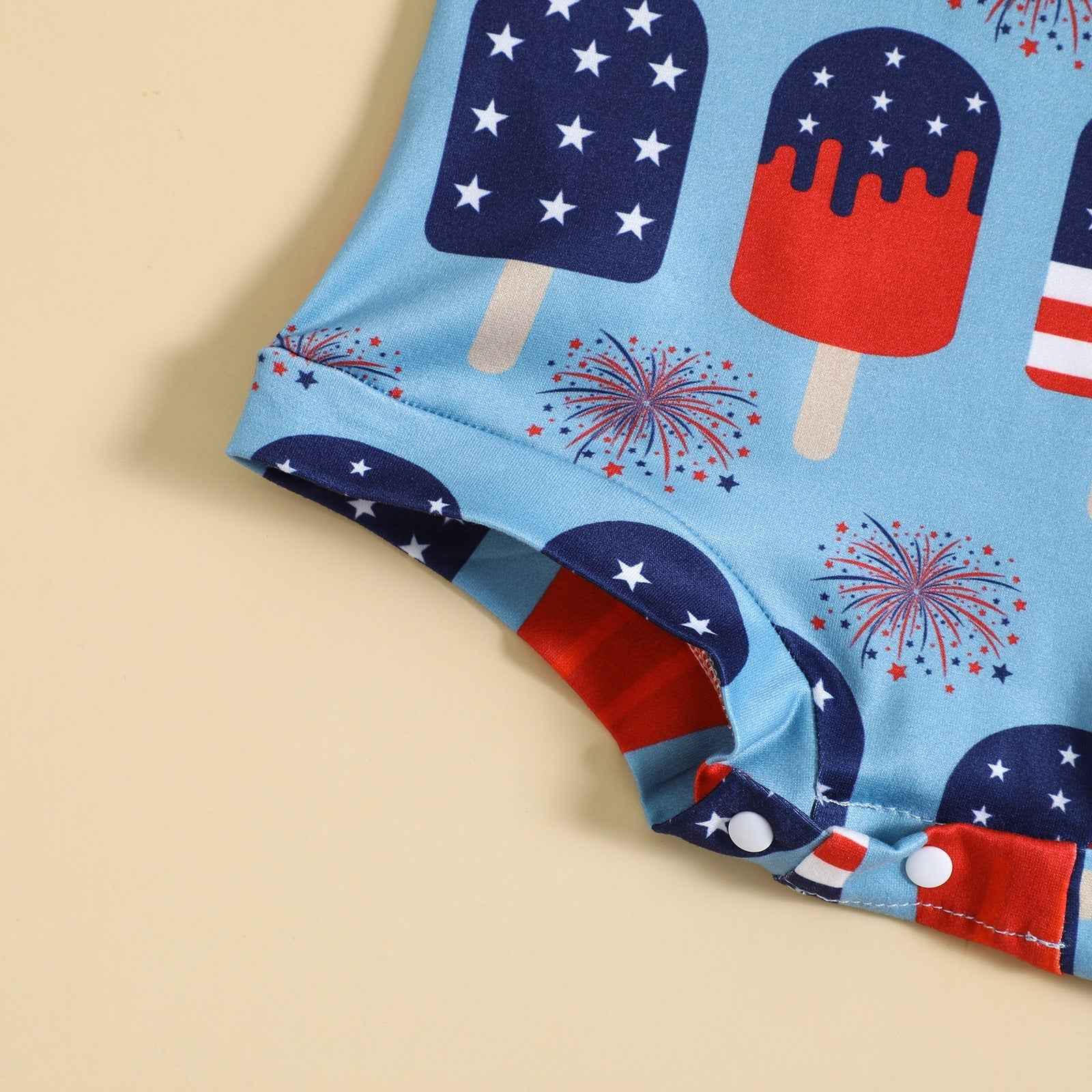 Babies’ Printed Front Knotted Suspender Pants