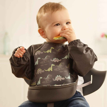 Weaning Bib with Sleeves - Dinosaurs UltraBib