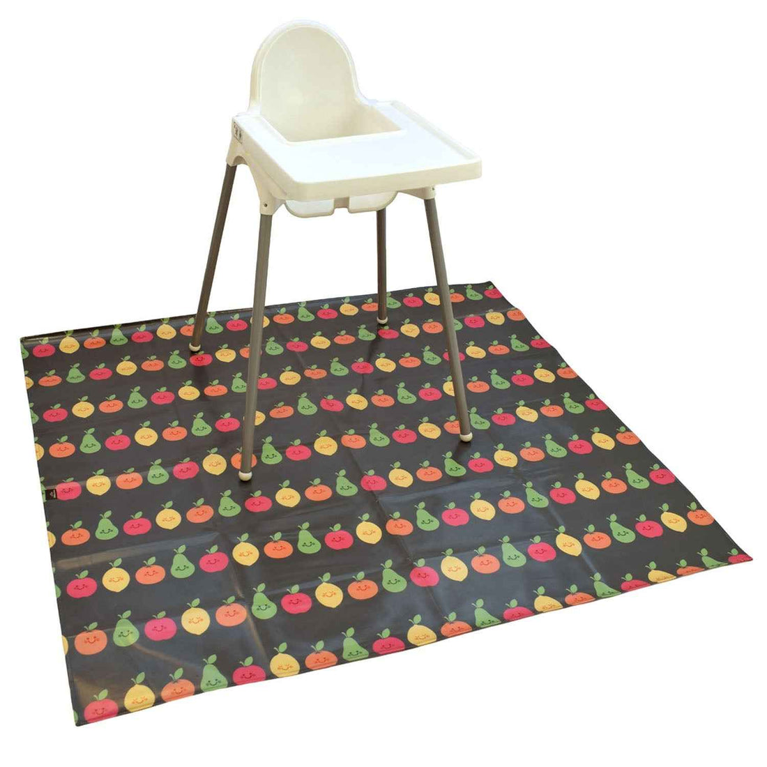 Wipeezee Splash Mat - Grey Happy Fruit