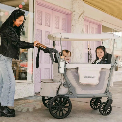 Wonderfold L4 Quad Stroller Wagon - Grey