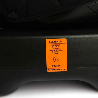 baby plus Orbitfix Group 0+/1/2/3 (Birth to 12 Years) Car Seat - Black Red