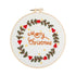 Christmas Day Gift Snowman Wreath Embroidery Material Package
