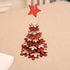 Wooden Christmas Tree Bell Pendant Room Living Room