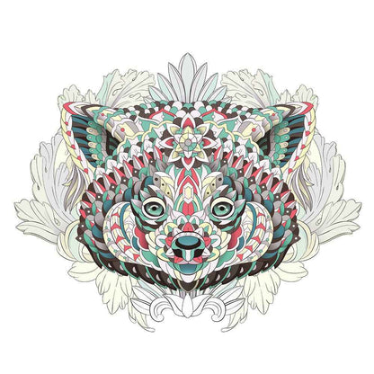 Each Piece Is Animal Shaped Christmas Gift Colorful Elephant Turtle Wooden Jigsaw Puzzles